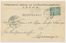 Kleinrondstempel Leens 1906