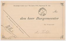 Kleinrondstempel Mijdrecht 1889