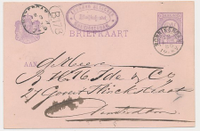 Kleinrondstempel Monikkendam 1886