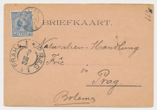 Kleinrondstempel Megen - Praag Bohemen Tsjechie 1899