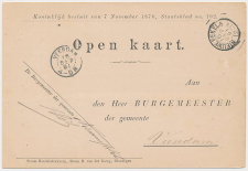 Kleinrondstempel Nieuwe Pekela 1891