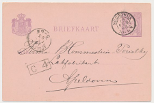 Kleinrondstempel Noordwijk 1893 - Afz. Directeur Postkantoor