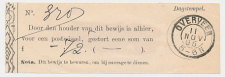 Kleinrondstempel Overveen 1895
