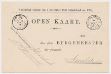 Kleinrondstempel Oud-Schoonebeek 1895