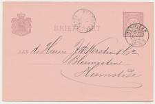 Kleinrondstempel Overveen1894