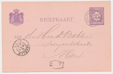 Kleinrondstempel Overveen 1882