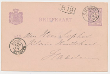 Kleinrondstempel Overveen 1889