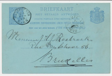 Kleinrondstempel Oudenbosch - Belgie 1899