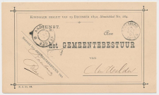 Kleinrondstempel Rozenburg 1897