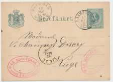 Kleinrondstempel Raamsdonk - Belgie 1880