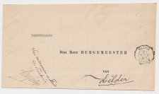 Kleinrondstempel Sluis 1887