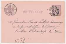 Kleinrondstempel Surhuisterveen 1896