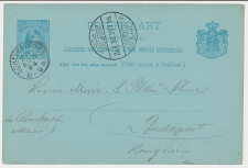 Kleinrondstempel Scheveningen - Hongarije 1894