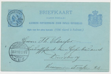 Kleinrondstempel St Johannesga - Duitsland 1898