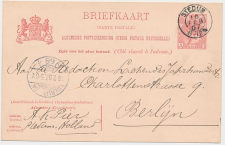 Kleinrondstempel Stedum - Duitsland 1907