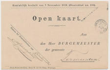 Finsterwolde - Kleinrondstempel Termunterzijl 1890