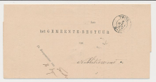 Kleinrondstempel Twisk 1890