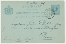 Kleinrondstempel Terborg - Duitsland 1887