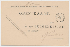 Kleinrondstempel Vledder 1893 - Verschoven Uurkarakters