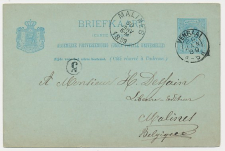 Kleinrondstempel Venraai - Belgie 1889