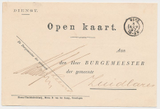 Kleinrondstempel Wehe 1897