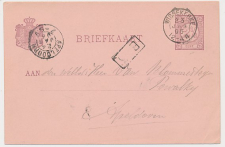 Kleinrondstempel Wissekerke 1895 - Afz. Brievengaarder 