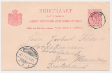 Kleinrondstempel Warfum - Duitsland 1900