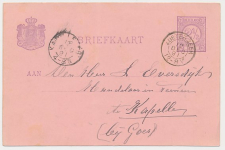 Pijnacker - Kleinrondstempel Zoetermeer 1891