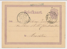 Menaldum - Trein takjestempel Harlingen - Winschoten 1876