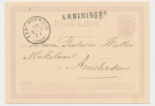 Kruiningen - Trein takjestempel Expeditie Moerdijk 1871