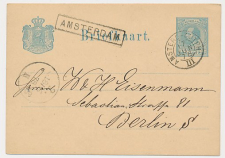Trein Haltestempel Amsterdam 1878