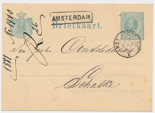 Trein Haltestempel Amsterdam 1881
