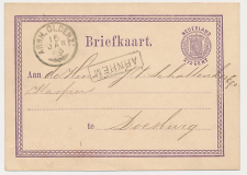 Trein Haltestempel Arnhem 1873