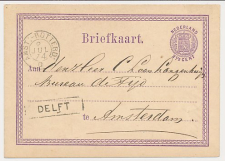 Trein Haltestempel Delft 1874