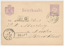 Trein Haltestempel Delft 1878