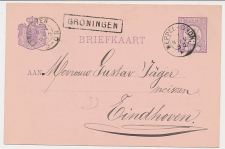 Trein Haltestempel Groningen 1883
