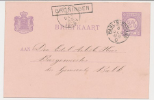 Trein Haltestempel Groningen 1885