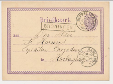 Trein Haltestempel Groningen 1874