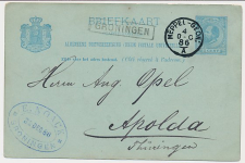 Trein Haltestempel Groningen 1886