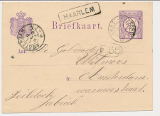 Trein Haltestempel Haarlem 1879