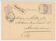 Trein Haltestempel Haarlem 1878