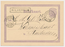 Trein Haltestempel Hilversum 1875