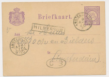 Trein Haltestempel Hilversum 1878