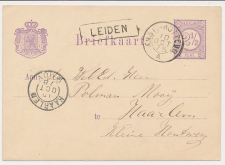 Trein Haltestempel Leiden 1878