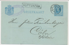 Trein Haltestempel Rotterdam 1882