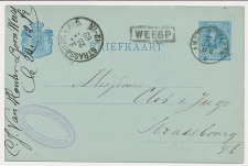Trein Haltestempel Weesp 1882