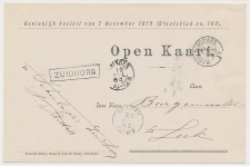 Trein Haltestempel Zuidhorn 1883