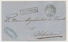 Trein Haltestempel Zutphen 1872