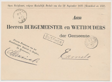 Trein Haltestempel Zutphen 1887