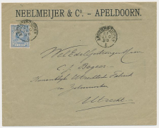 Trein kleinrondstempel Amsterdam - Zutphen E 1898